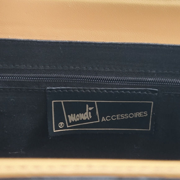 Yellow and Black Clutch Bag - Picture 9 of 11